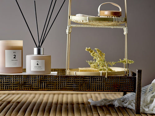 Bamboo Tiered Display Basket Stand Kitchen and Bar Suki's Wardrobe
