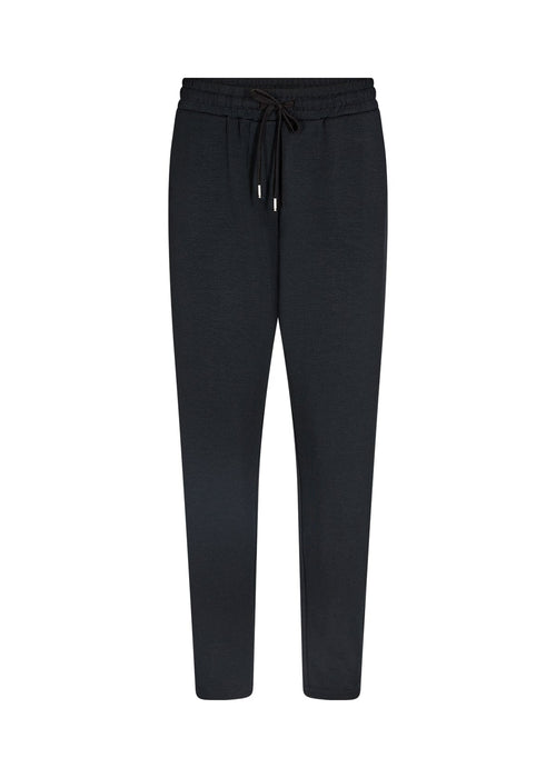 Banu 157 Tailored Jogger Trousers in Black Trousers Soya Concept