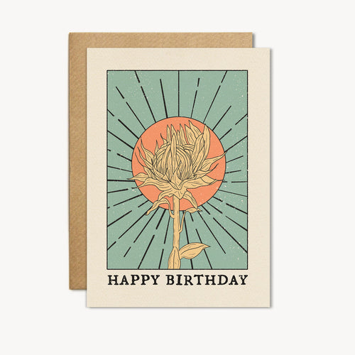 Cai & Jo 'Happy Birthday' Flower Card Cards Cai & Jo
