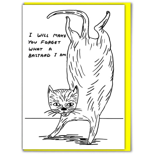 David Shrigley Rude Cat Card Cards David Shrigley