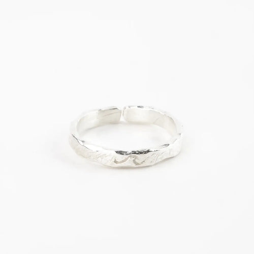 Flow with It Engraved Wave Toe Ring Rings Pineapple Island