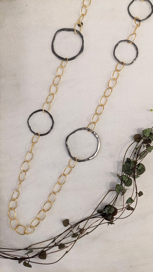 Largo Chain Link Long Necklace Necklaces Suki's Wardrobe