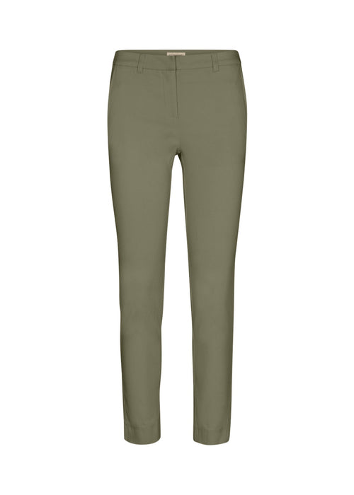 Lilly 44 Pull On Trouser in Thyme Green Trousers Soya Concept