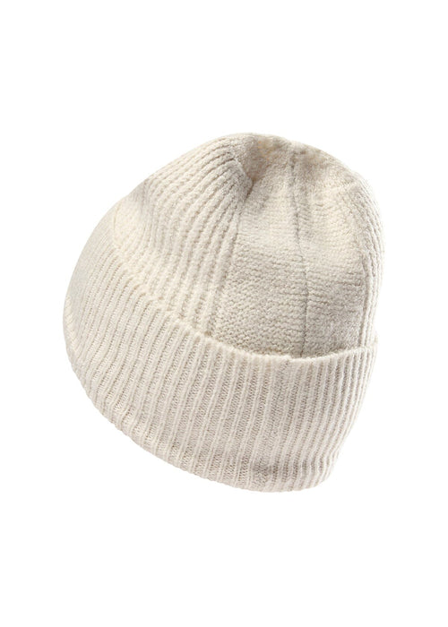 MITZI 2 Soft Knit Beanie Hat in Cream Hats and Hair Accessories Soya Concept