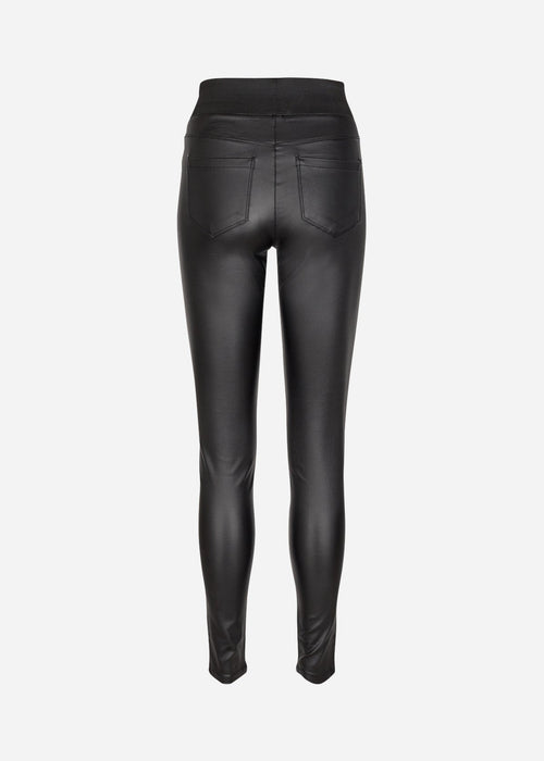 Pam Leather Look Vegan Skinny Leggings Trousers Soya Concept