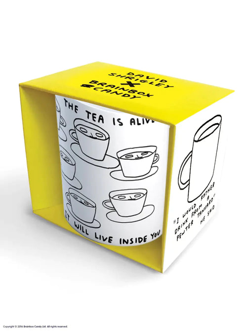 Tea is Alive Mug by David Shrigley Home & Gifts David Shrigley