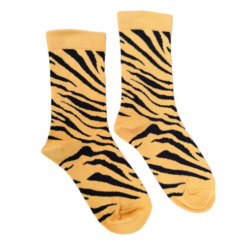 Tiger Stripe Yellow Bamboo Socks BS224 Socks Joya